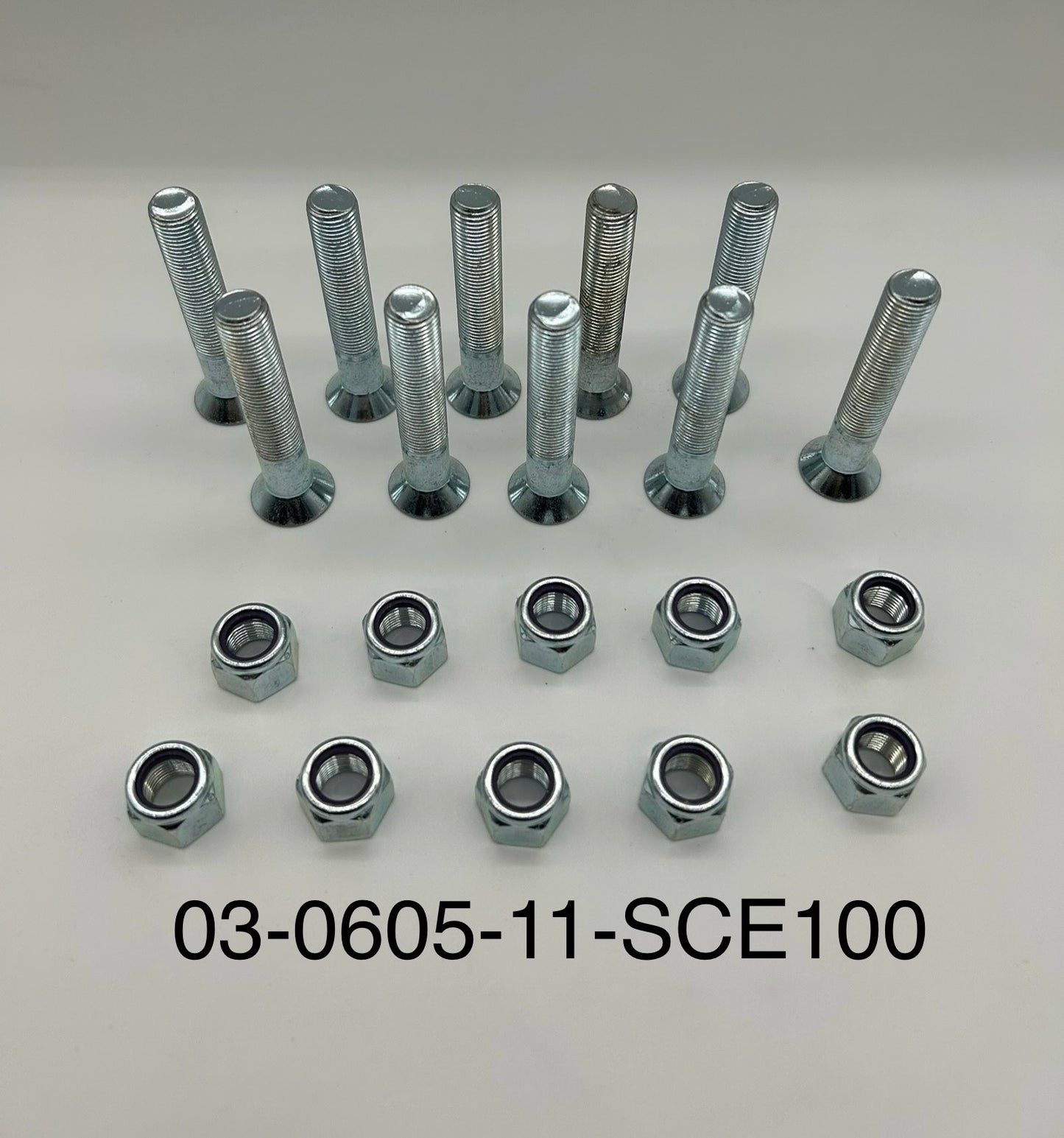 Lateral Rubber Flat Socket HD Cap Screw ~ Part # 03-0605-11-SCE100