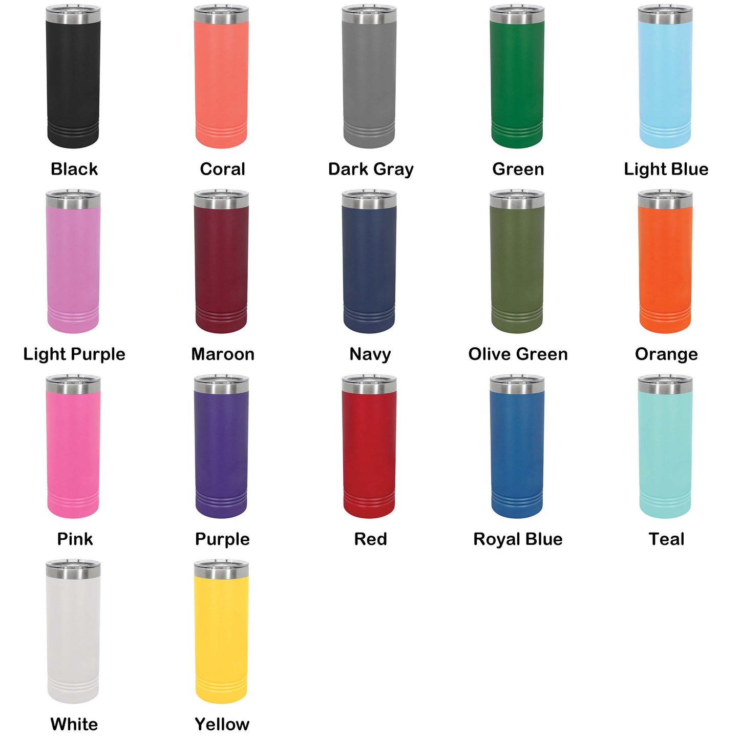 Polar Camel 22 oz Skinny Tumbler