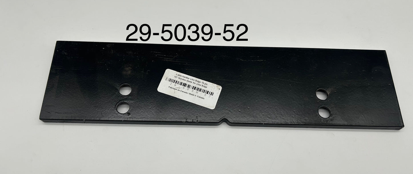 16" Hardox blade for Live Edge ~ Part # 29-5039-52