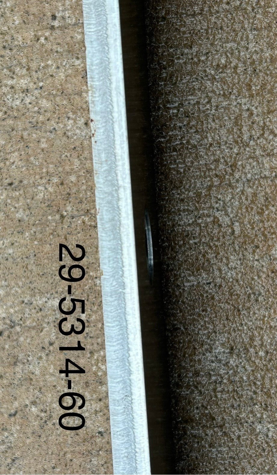 Stainless Cutting Edge 92" ~ Part # 29-5314-60