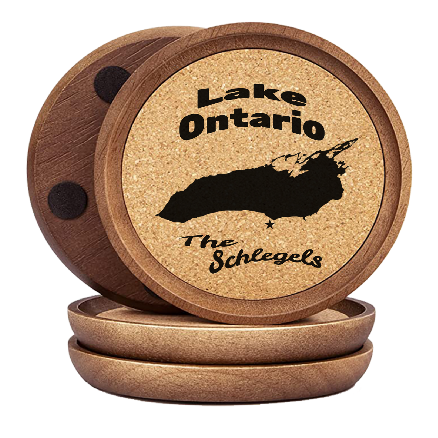Premium Wood/Cork Coasters