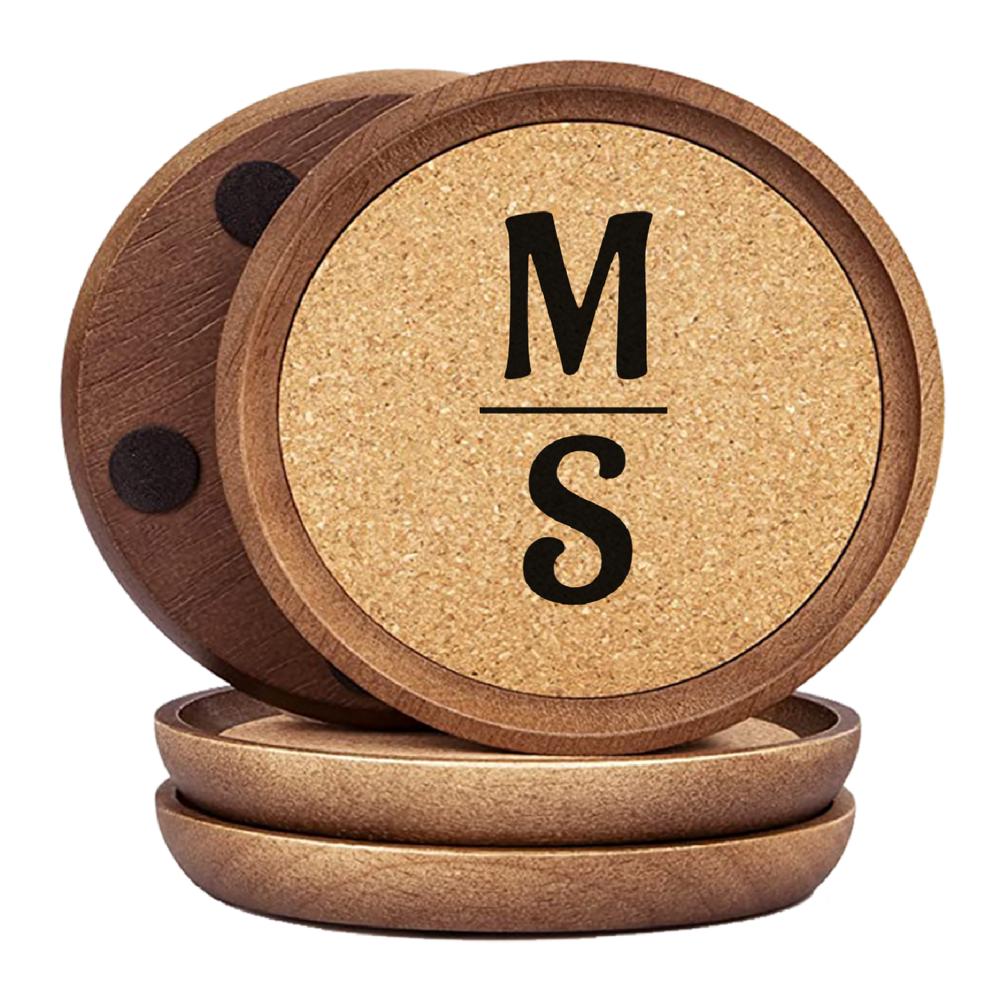 Premium Wood/Cork Coasters