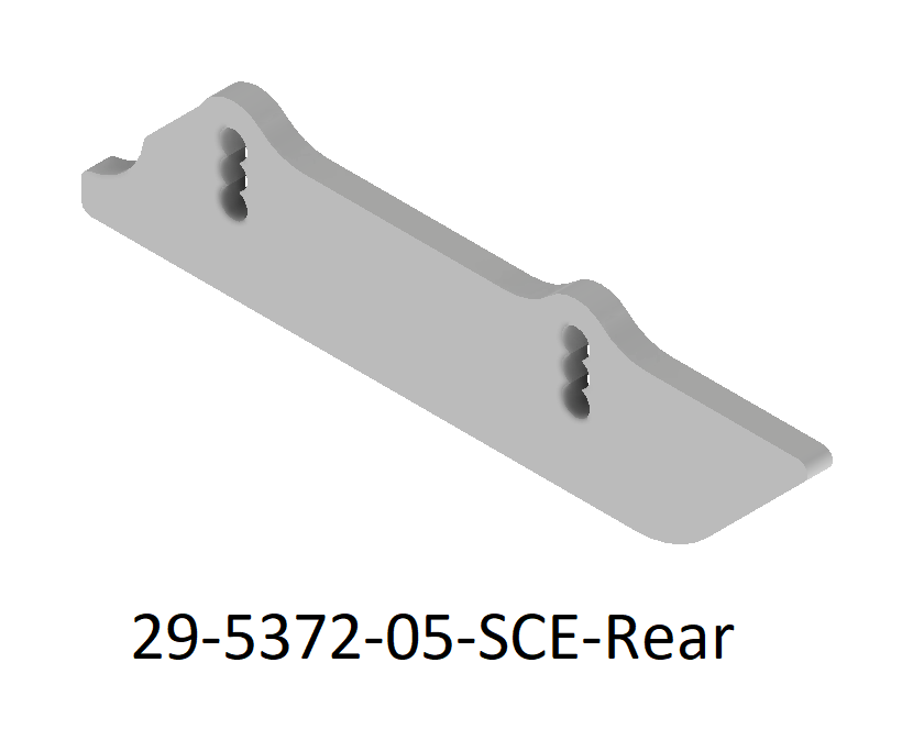 Aftermarket - N82-260HYB Rear Lateral AR400 Side Shoe - Part # 29-5372-05-SCE-Rear